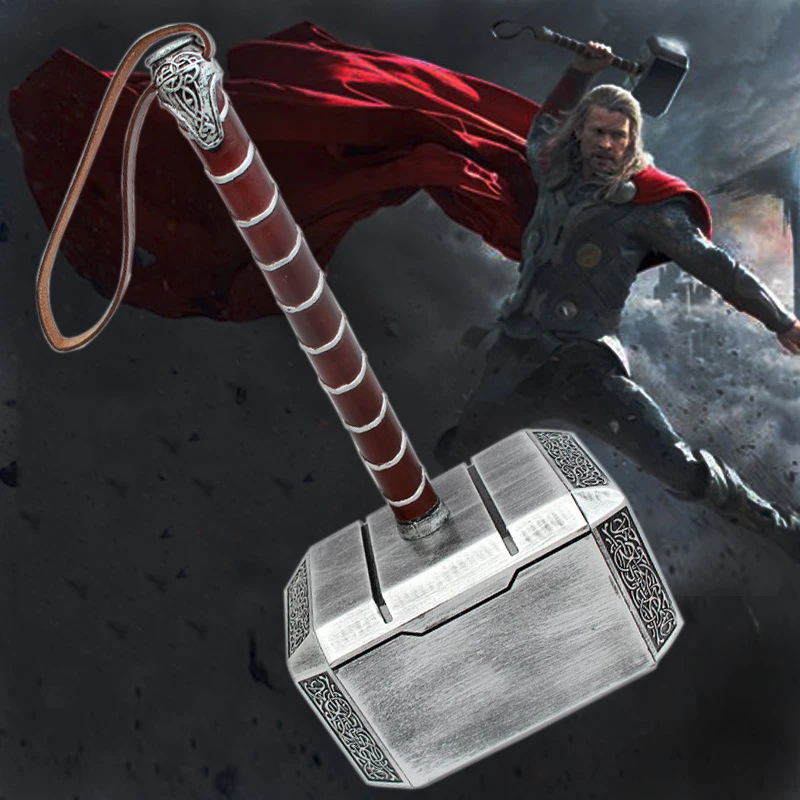 

Avengers: Infinity War - Part I /II Thor Hammer Replica Thor Custom Cosplay Hammer Collection Model Toy