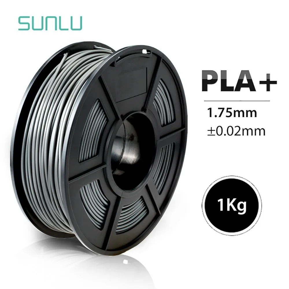 

SUNLU 1.75MM PLA Plus 3D Filament For 3D Printer 100% No Bubble Eco-Friendly Polyactic Acid Consumabele Degradable PLA Filament