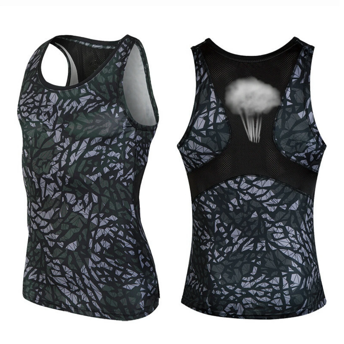 

PRO Men Running Vests Weight Loss Bodybuilding Sleeveless T Shirts Compression Tight Gym Tank Body Shaper Vest for Training