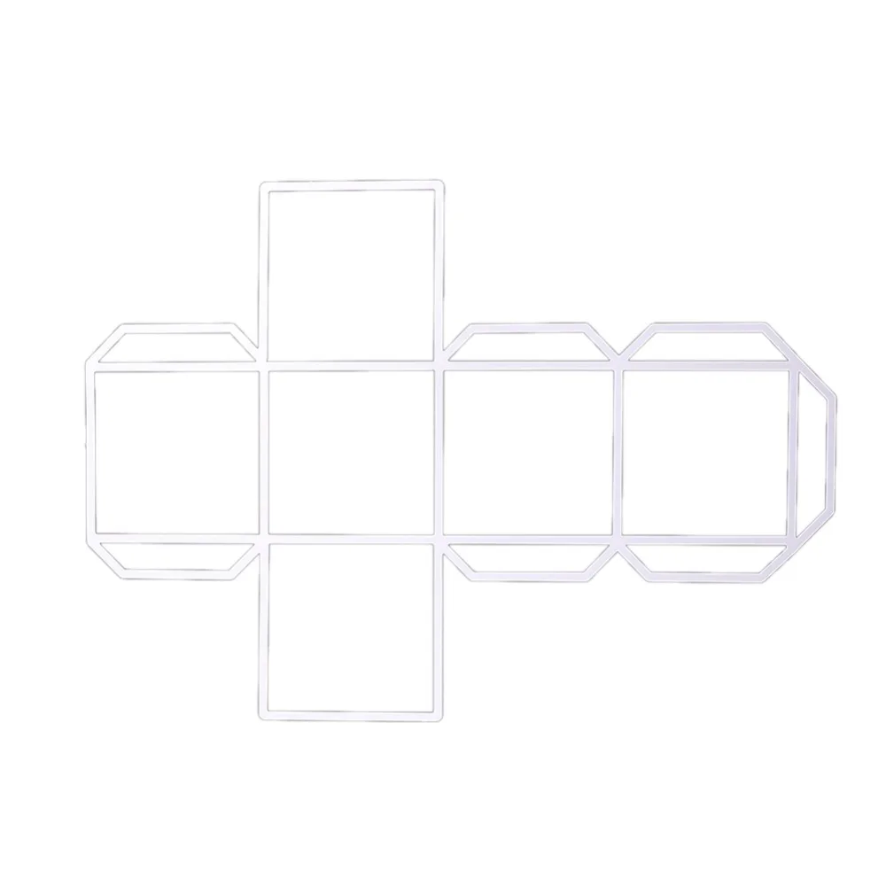 

Swovo square fancy box Metal Cutting Dies DIY Cutting Dies For Dies Scrapbooking Metal Embossing Home Decorations Folder Craft