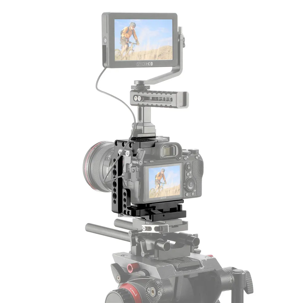 Полуклетка SmallRig a7riii a7ii для Sony A7R III/A7 II/A7R II/A7S II защитный быстросъемный чехол камеры