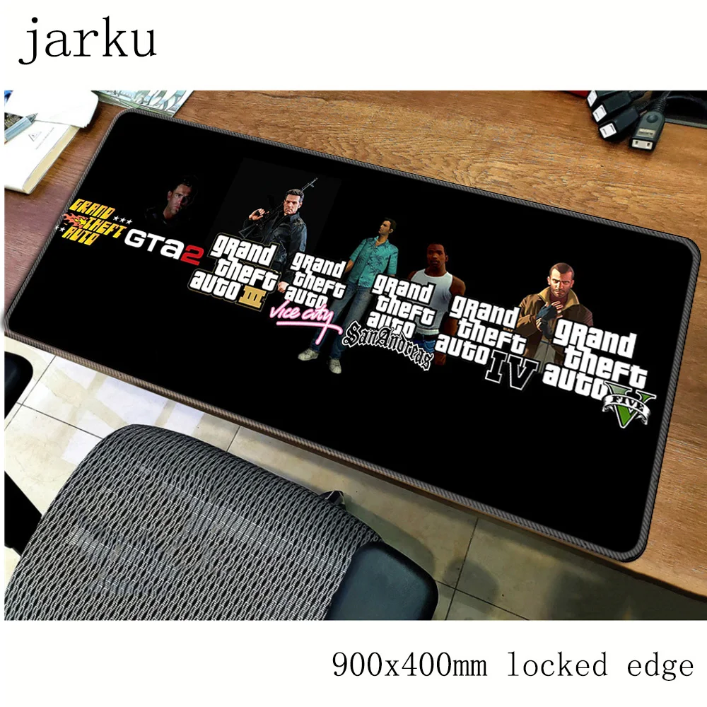 Коврик для мыши gta v 900x400 мм коврик notbook большой игровой locrkand Настольный