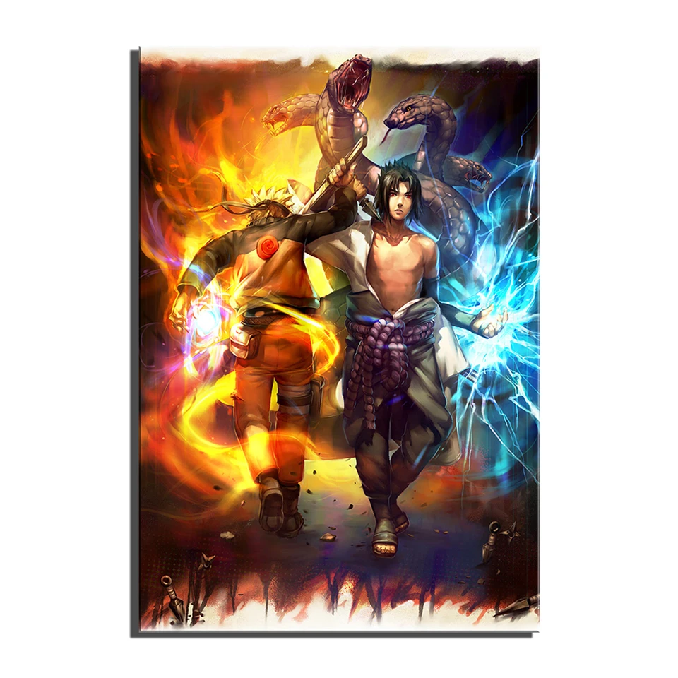 Anime-Naruto-y-Uchiha-Sasuke-lienzo-pintura-HD-imagen-de-impresi-n-decoraci-n-de-pared (1)