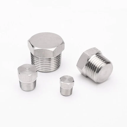 

3pcs 1/8 1/4 3/8 1/2 3/4 external hexagon screws outer wire bolt oil plug NPT plugging blocking head bolts 304 stainless steel