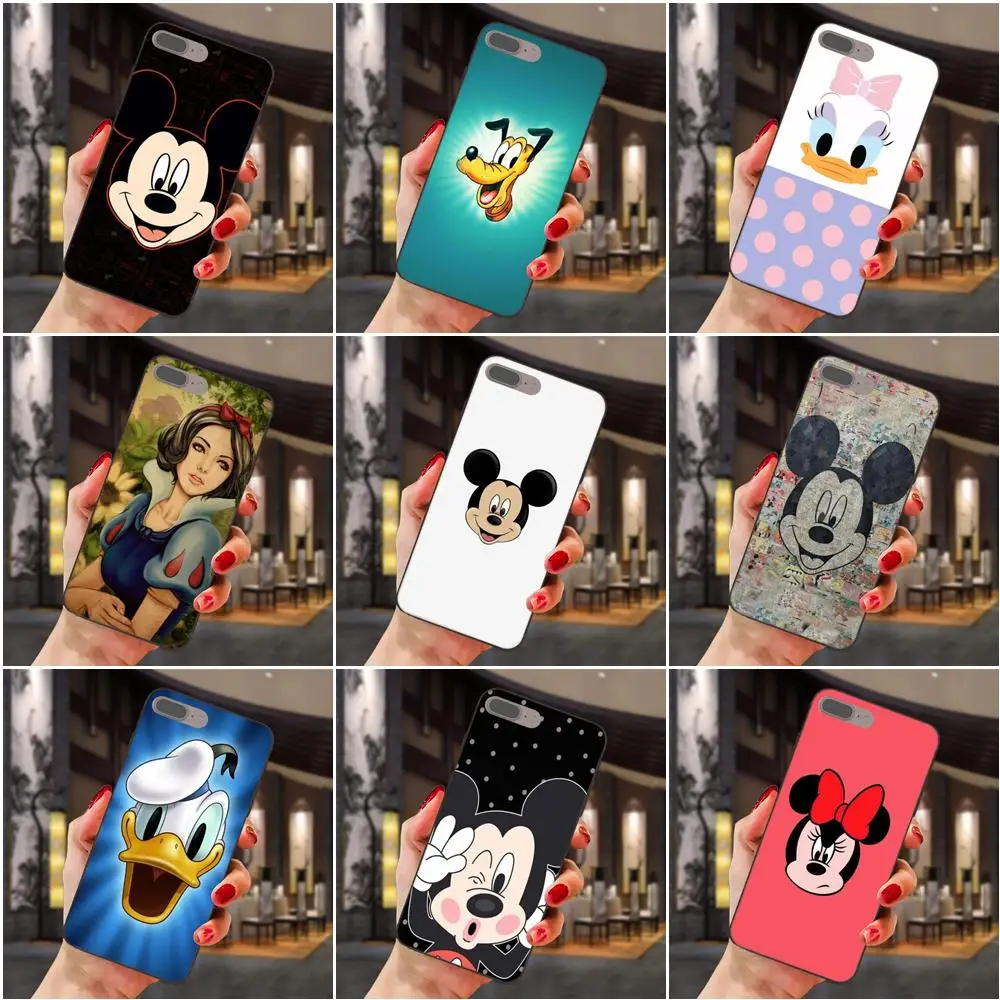 

Mickey Donald Duck For Apple iPhone 4 4S 5 5S SE 6 6S 7 8 Plus X XS Max XR TPU Accessories Pouches