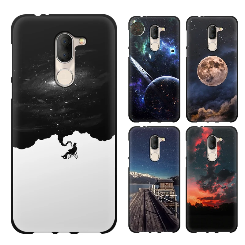 

Silicone Cartoon Patterned Phone Case For Alcatel 3X 3 X 5058y 5058i Case Soft TPU Back Cover For Alcatel 3X Case Cover 5.7 inch