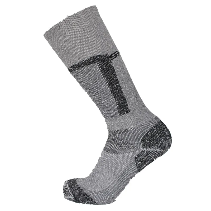 

1 Pair Russian Style Winter 85% Thermolite Terry Thicker Snowboard Socks Men's Socks Women's Socks Gray Color