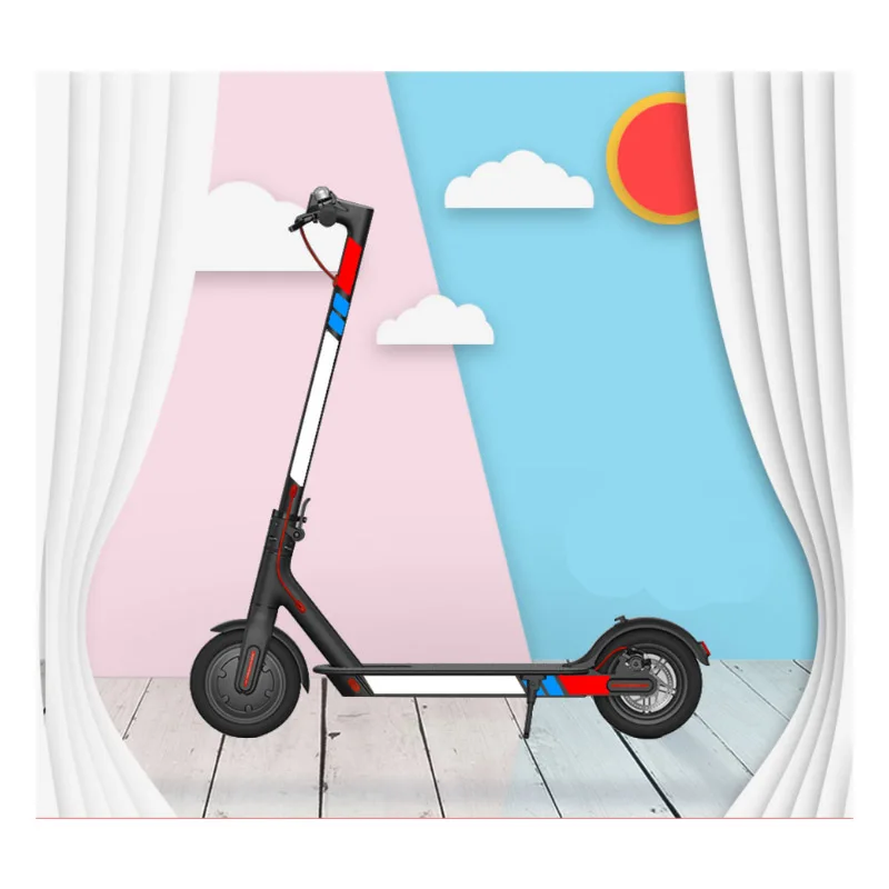 Новинка, надежная Водонепроницаемая наклейка для Xiaomi M365, наклейка на электрический скутер, аксессуары для скутера, Светоотражающая наклейка для стайлинга s - Цвет: T0020