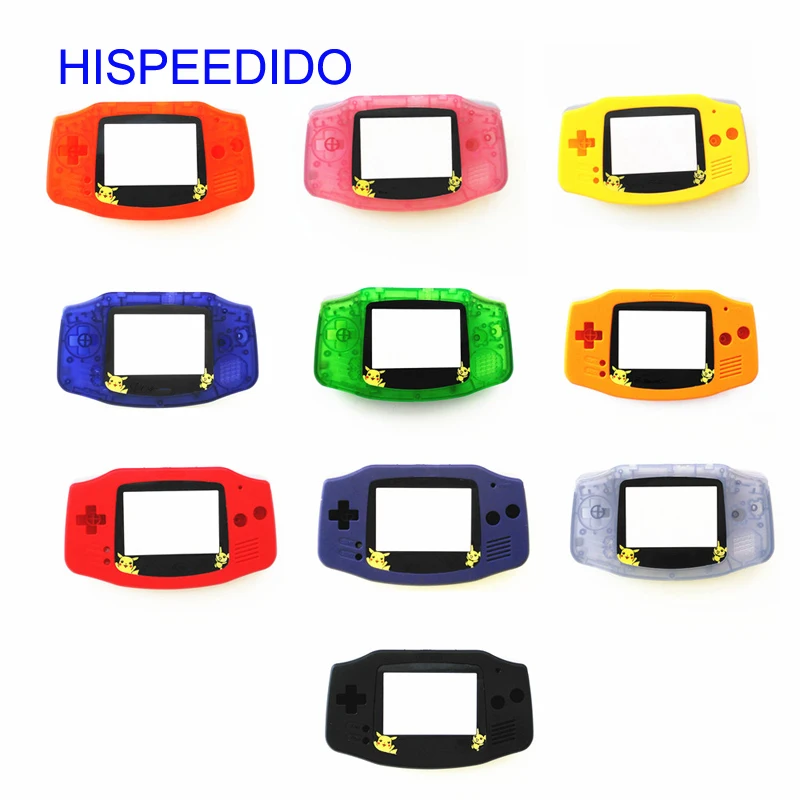 HISPEEDIDO 10pcs/lot Pikachu Full Housing Cover Repairt Parts for Nintendo GBA Case Gameboy Advance Shell Screwdriver | Электроника