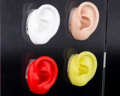 Silicone ear model soft ear model human ear model simulation human ear hearing aid display props teaching tools Silicone ear model soft ear model human ear model simulation human ear hearing aid display props teaching tools