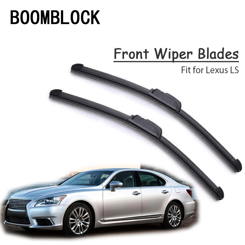 Car Windshield Rubber Front Wiper Blades Arm Kit For Lexus LS LS430