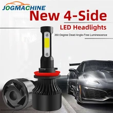 2 шт. фар автомобиля H4 H7 H8 H9 H11 4 стороны автомобиля светодиодный фар 9004 9005 9005 9006 H13 200W 16000LM Hi/Низкий набор лампы луч 6000K