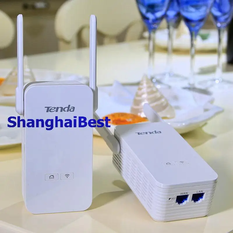 OnePair Tenda PH15 1000Mbps Wireless Powerline adapter HomePlug 300Mbps AP PW3 PA3 Extender 100 New Router