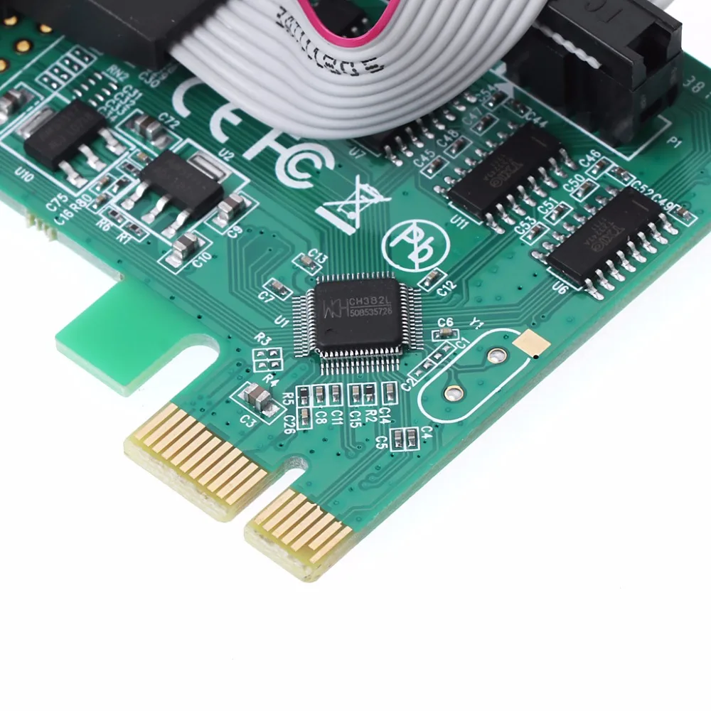 PCI-E PCI для двойной последовательный DB9 RS232 последовательный контроллер 2-Порты и разъёмы адаптера Express