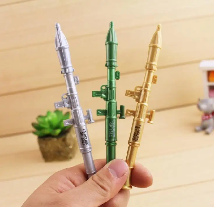 

(1Pcs/Sell) 0.5mm Military Mortars Pen Gel Ink Pen Maker Pen School Office Supply Escolar Papelaria Kawaii