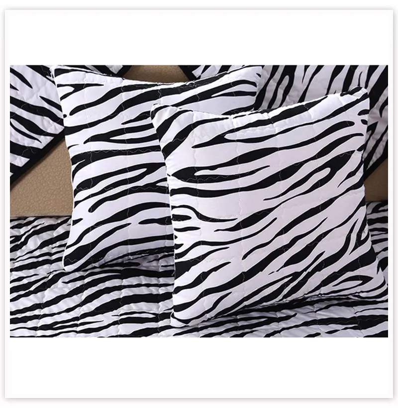 Белый черный принт с полосками зебры хлопок стеганые чехлы для диванов секционные Чехлы для Мебели Чехлы для диванов S-190