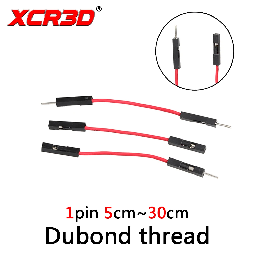 

XCR3D Breadboard DuPont Cables 1pin Jumper Wires Cables M-M M-F Female to Female for DIY Electronic Starter Kits 10pcs