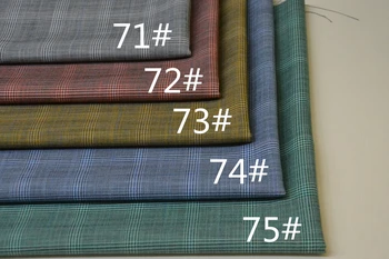 

New worsted wool suit fabrics for 2019-2020 Grid fabric Business suit fabric for men and women Fashionable trouser dress materia