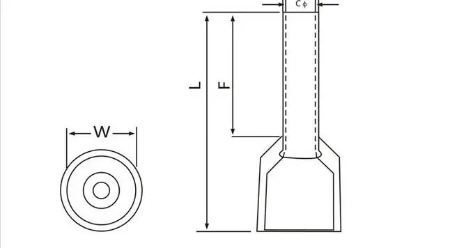 100 шт. E6010 E6012 E6018 6.0mm2 изолированный наконечник наконечника Соединительный шнур контактный Конец Обжимной клеммы