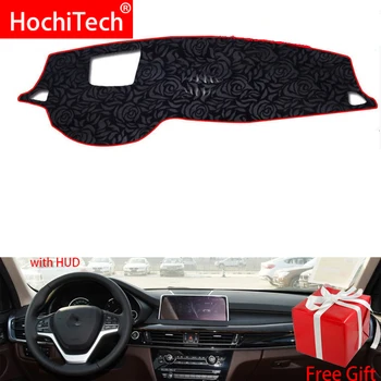 

Rose Pattern Non-slip Dashmat Dash Mat Dashboard Cover Pad Cover Carpet Car Sticker for BMW X5 2014-2016 2017 2018 Car Styling