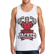 Лидер продаж, летняя брендовая одежда для мужчин, s Форма для гимнастики, хлопок, мускулистый человек, принт, для мужчин, для фитнеса, безрукавные топы для бодибилдинга