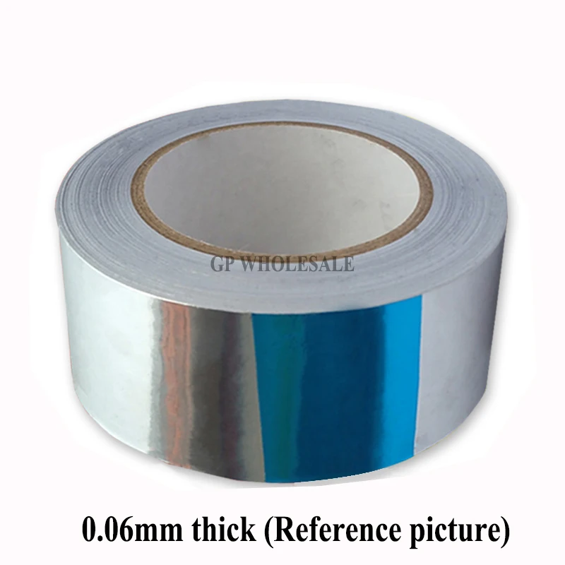 1x 20cm, 200mm * 40 meters *0.06mm Single Sided Adhesive Aluminum Foil