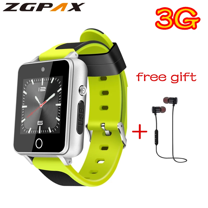 

3G Smart Watch Android 5.1 1.54 inch S9 Square Smartwatch Phone GPS MTK6580 Quad Core 1GB 16GB for iphone huawei htc phone
