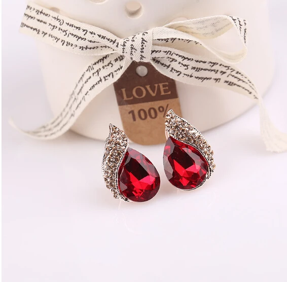 

Fashion clip on earrings wedding Jewelry clip-on earring for no ear hole woman