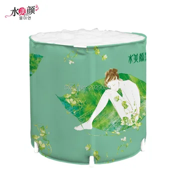 

Water beauty new adult folding bathtub, free inflatable tub, portable bathtub