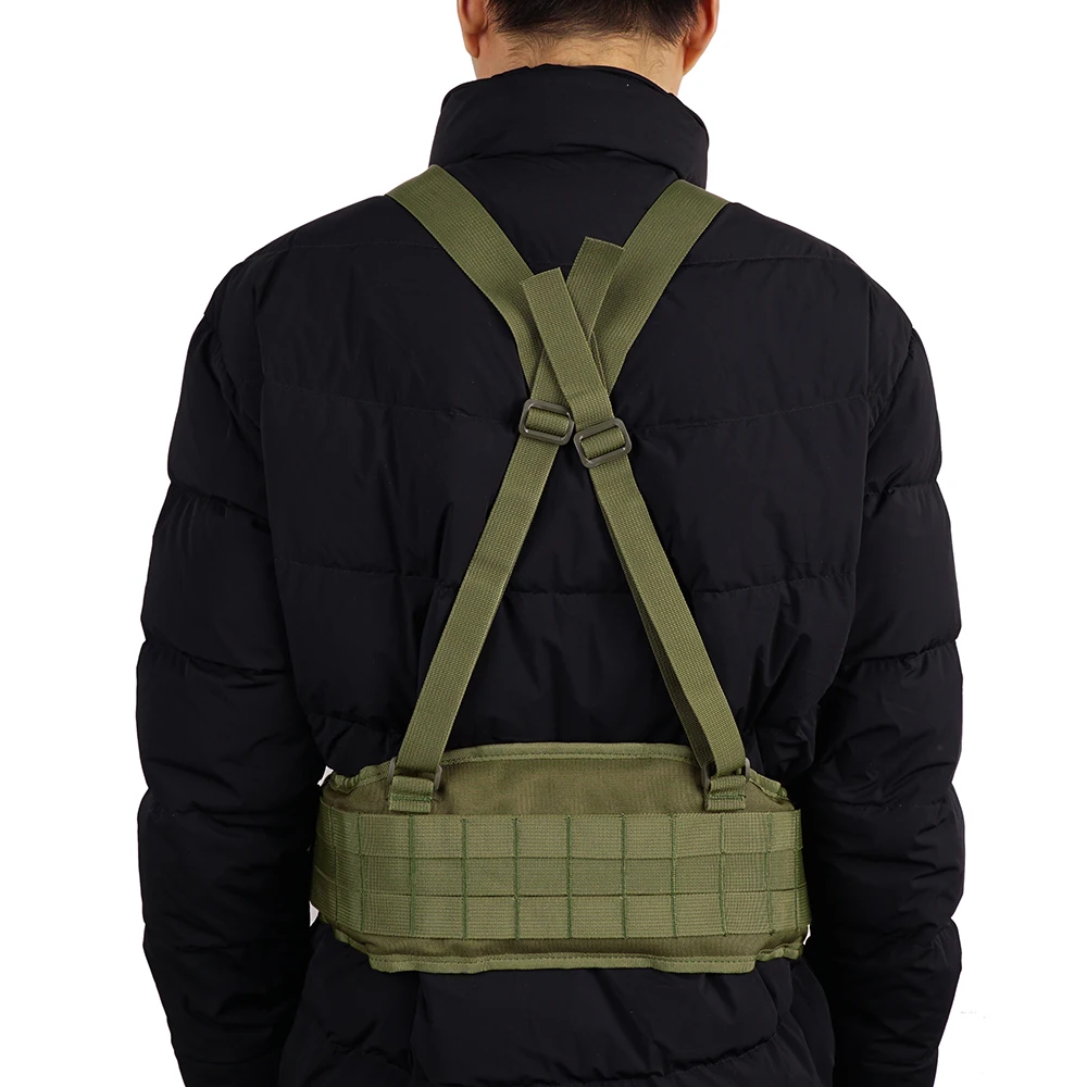 Тактический поясной ремень Molle боевой съемный широкий пояс с подкладкой для