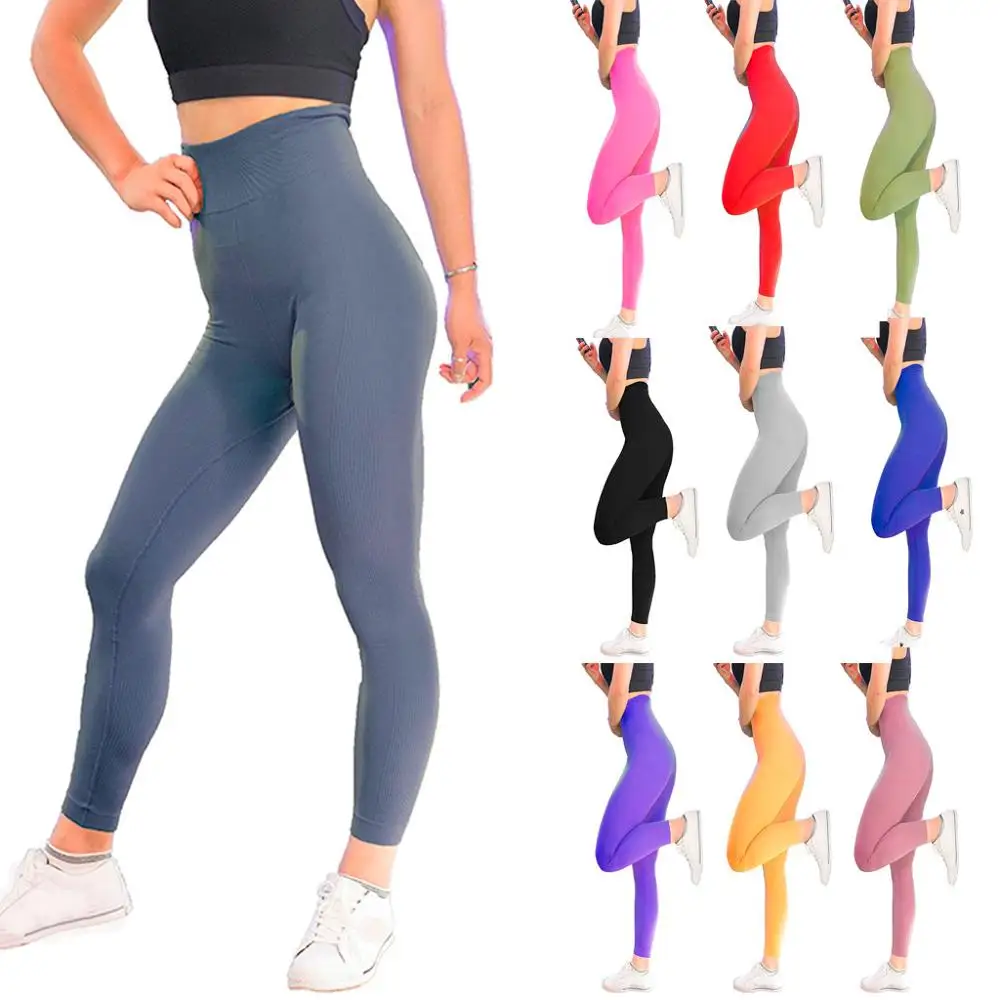 

Sotetily Women Yoga Gym Seamless Pants leggings Ins Sport Red Sexy Solid Running Jogging workout fitness Athletic Dropship#0621
