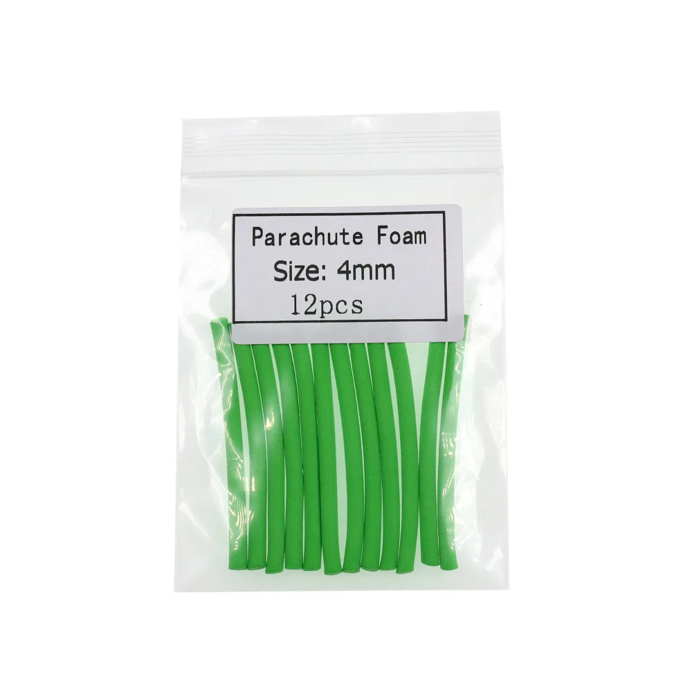 12pcs/pack Terrestrial Fly Tying Parachute Post Foam Cylinder for Boobie  Dry Fly Tying Stimulator Grass Hopper Beetle Spider Fly