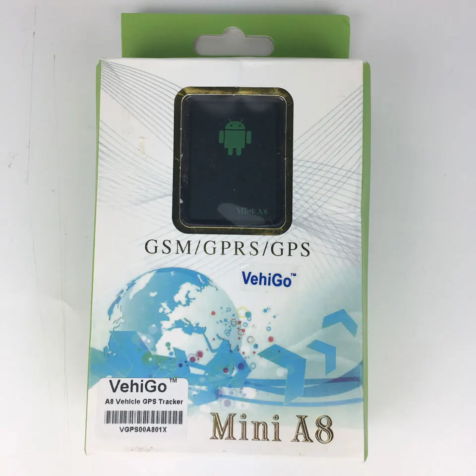 Мини трекер VehiGo A8 GPRS/GSM локатор в режиме реального времени для пожилых детей и