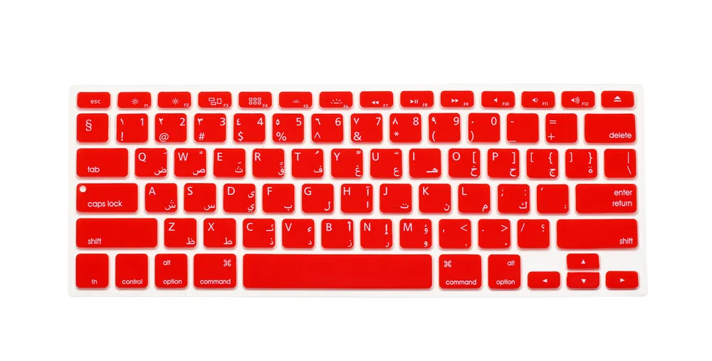 Для apple MacBook Pro 13 15 17 Air Retina13 США Арабская буква Алфавит мягкий силиконовый