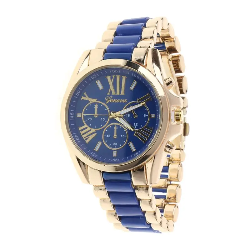 Новые модные роскошные классические мужские Кварцевые аналоговые наручные часы из нержавеющей стали - Цвет: BL