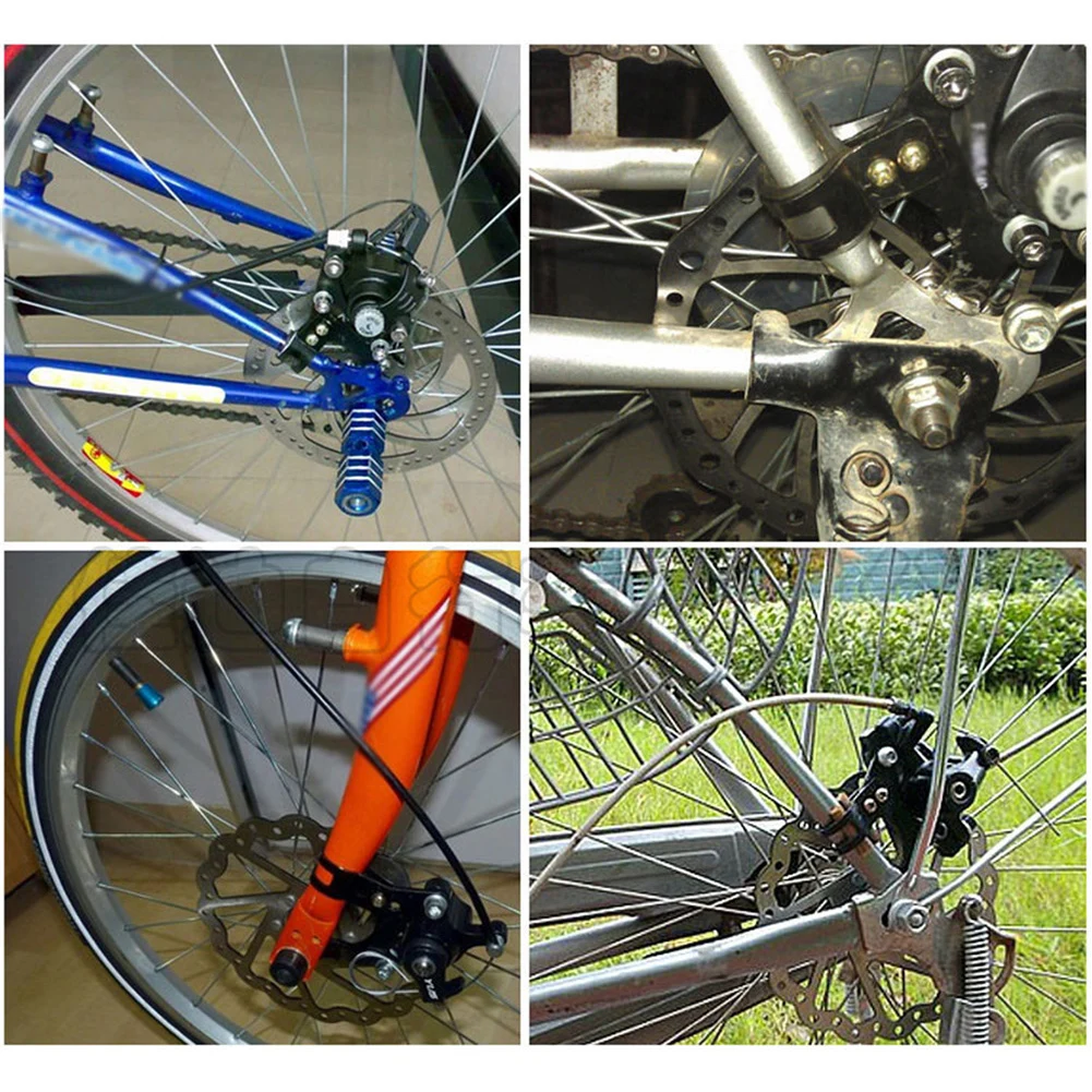 Details about   Bike Frame Conversion Kit Bicycle Disc Brake Adaptor Bracket Mountain Holder MTB 