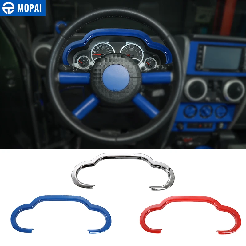 Us 24 49 30 Off Mopai Car Instrument Dashboard Panel Decoration Cover Trim Stickers For Jeep Wrangler Jk 2007 2010 Interior Accessories Styling In