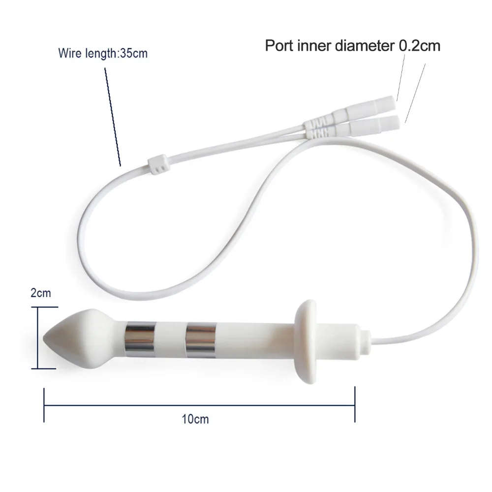 Тренажер Кегеля специально для Для мужчин анальный зонд вставляемый электрод стимуляции тазового дна стимулятор терапия десятки EMS блоки для Для мужчин человек 2 мм