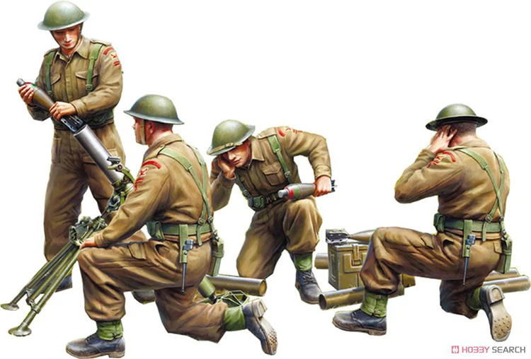 1/35 Второй мировой войны в британском стиле 3-дюймовая пленка артиллерия и артиллерия RV 35022