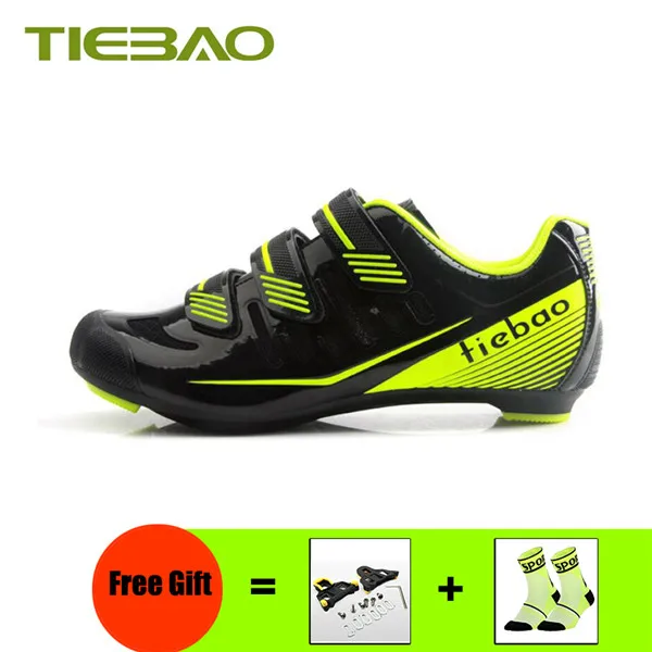 Tiebao, обувь для велоспорта, Шоссейная, sapatilha ciclismo,, мужские, самоблокирующиеся, дышащие, для езды на велосипеде, для педали, суперзвезда, кроссовки, спортивная, велосипедная обувь - Цвет: Cleats for 1712 G
