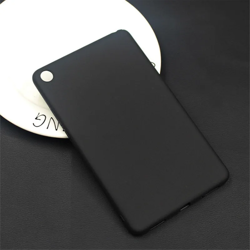 Mipad 4 8.0 Black Для Xiaomi mi Pad 4 mi pad 4 Plus Мягкая силиконовая матовая Черная задняя крышка из ТПУ для Xiaomi mi pad 4 8,0 10,1 дюйма защитный чехол - Цвет: Mipad 4 8.0 Black