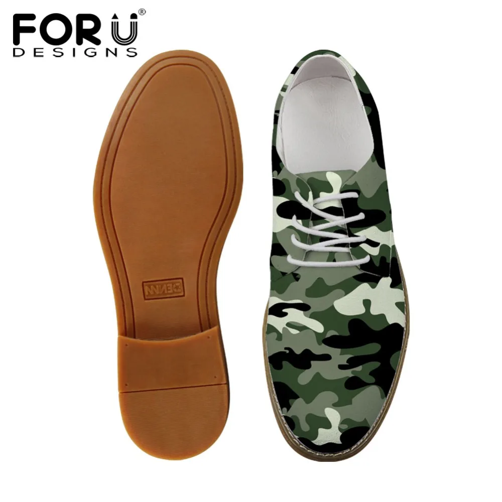 

Leisure Men Flat Shoes Breathable Soft Men Lace-up Shoes Comfortable Camouflage Oxford Shoes Casual Zapatos Hombre Plus Size