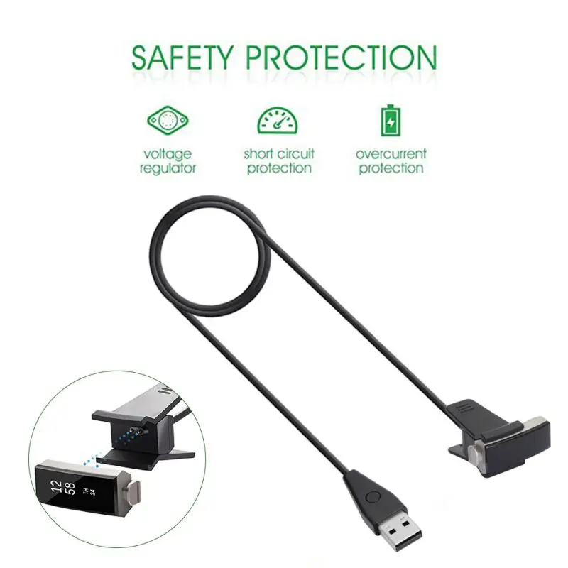 Сбрасываемые умные браслеты USB кабель для зарядного устройства для Fitbit ACE браслет зарядное устройство с зарядным зажимом для Fitbit ACE/Alta