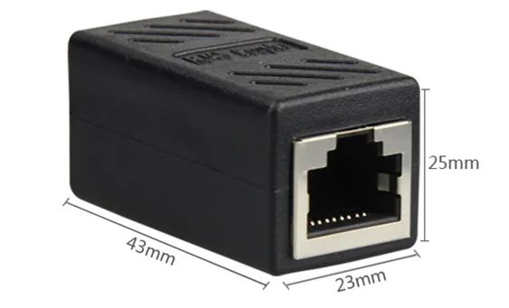 Переходник Cat.5e 2x RJ45 F/F 8P8C Женский бесплатная доставка | Обустройство дома