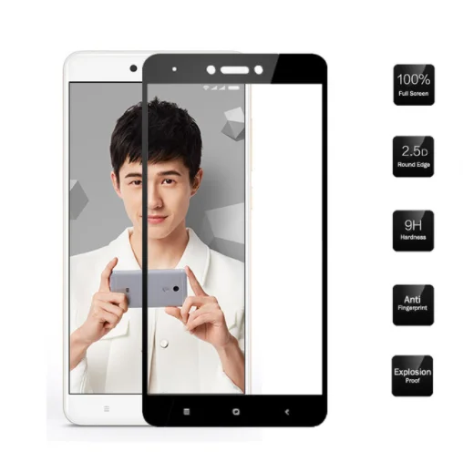 

For Xiaomi Redmi Note 4X Tempered Glass for Xiaomi Redmi Note 4x Pro Screen Protector Full Cover Protective Film Xiomi Note4x