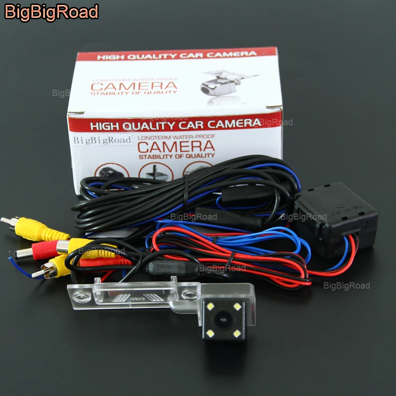 

BigBigRoad Car Rear View Camera with Filter For Volkswagen Passat Multivan T5 SAGITAR Touran Caravelle Caddy Transporter t5