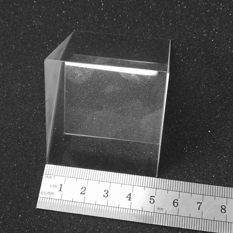50x50x50 мм K9 оптический Стекло прямоугольная призма для оптического эксперимента оптические приборы Радуга принцип исследования