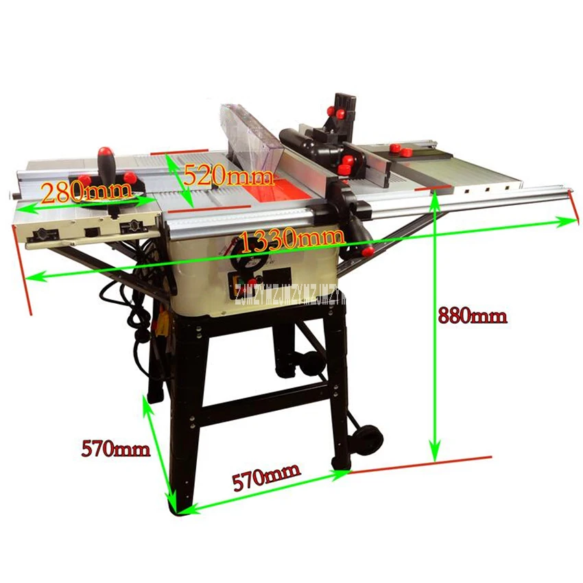 JTS-250IID Multi-function Electric Table Saw Precision Sliding Table Saw Woodworking Trimming Table Sawing Machine 220V 1800W JTS-250IID Multi-function Electric Table Saw Precision Sliding Table Saw Woodworking Trimming Table Sawing Machine 220V 1800W