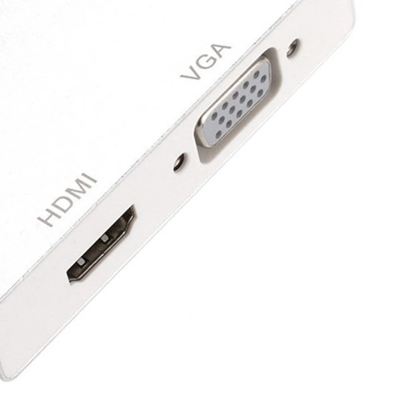 4 в 1 Тип C мужчина к HDMI VGA DVI Usb 3,0 женская опора для переходника 4 K 1080 P для Macbook Google Chromebook Pixel