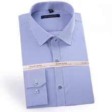 Рекомендуем, хорошее качество, хлопок и бамбуковое волокно, микро-эластичный, облегающий, длинный рукав, без нагрудного кармана, деловые мужские рубашки